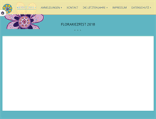 Tablet Screenshot of kiez-florastrasse.de